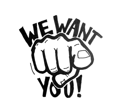 Bild Fingerzeig we want you!