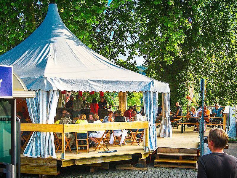 Foto des Upperdeck Zeltes Foto des Upperdeck Zeltes